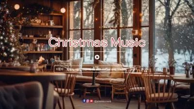 Warm Merry Christmas Holiday Coffee Shop Ambience Music Playlist Youtube Channel Intro