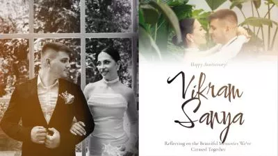  Warm Simple Romantic Love Story Wedding Memories Anniversary Photo Collage Slideshow