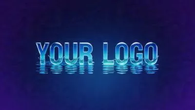 Water Clean Glass Ai Logo Animation Reveal Intro