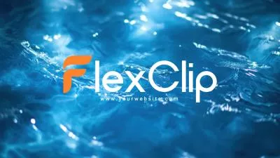 Water Splash Clean Ai Logo Animation Reveal Intro
