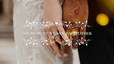 Wedding Photo Slideshow Love Flower Title Simple Wishes