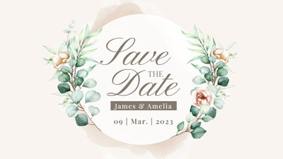 Wedding Save the Date Slideshow