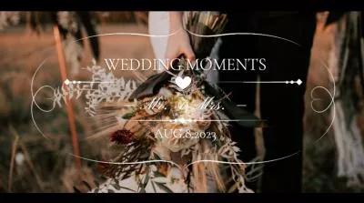 Wedding Title Love Wishes Slideshow