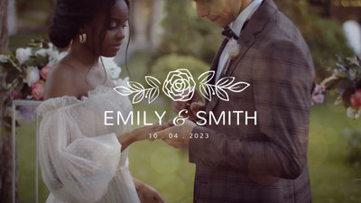 Wedding Typography Sample