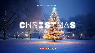 冬雪圣诞树假日音乐播放列表 YouTube 简介
