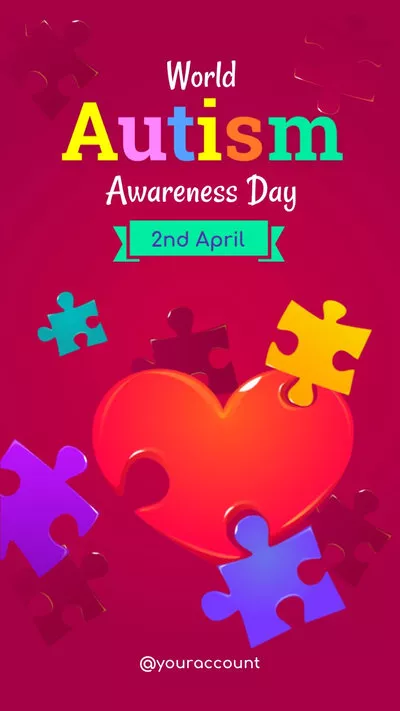 World Autism Awareness Day Instagram Story Collection