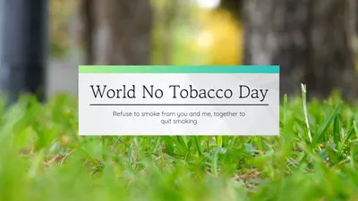 World No Tobacco Day Universal Tips List to Quit Smoking