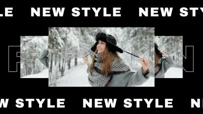 Youtube Dynamic Fashion Collage Intro